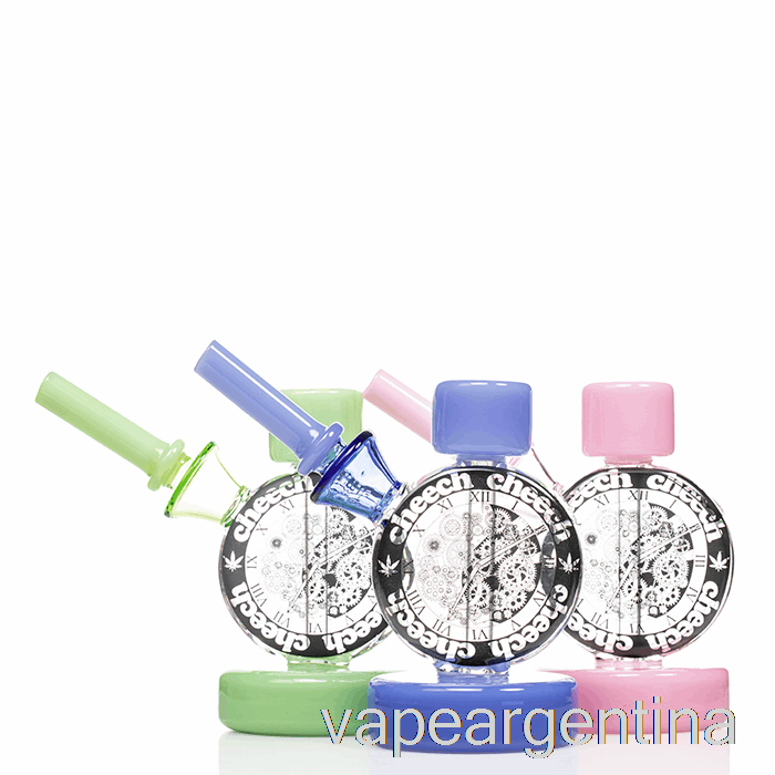 Cheech Clock Bubbler Vaporizador Negro Descartable